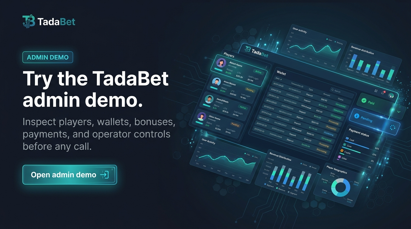 Try the TadaB admin demo